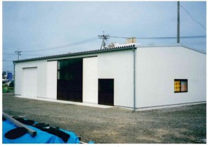 自社　小山倉庫新築(木造）