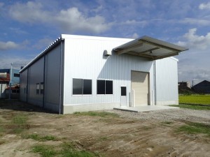 西日本カワヨ㈱島根支店様　倉庫新築(鉄骨造)